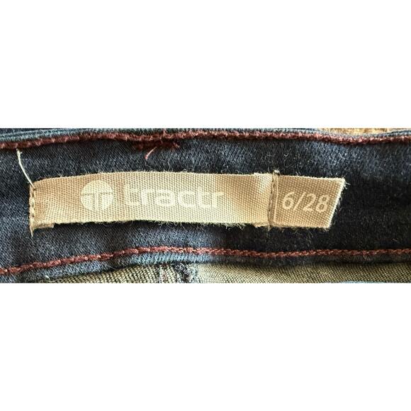 NWT Tractr Nina Skinny Jean Size‎ 6 Indigo Blue Distressed Modern Look - Picture 5 of 11